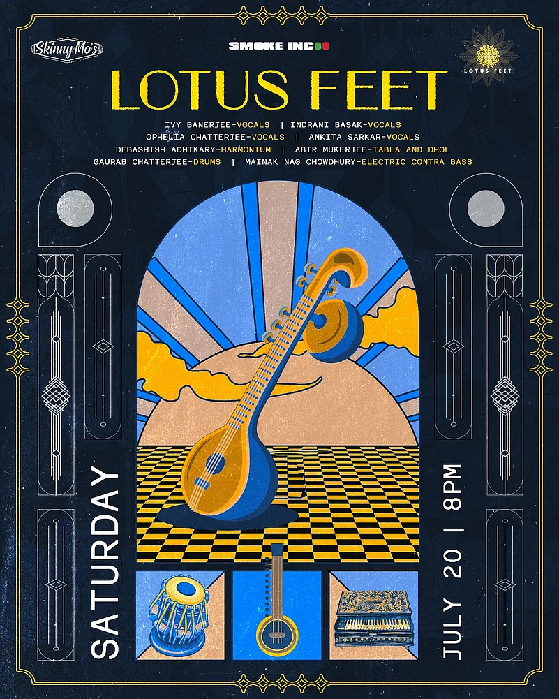 The poster for the Skinny Mos Jazz Club event